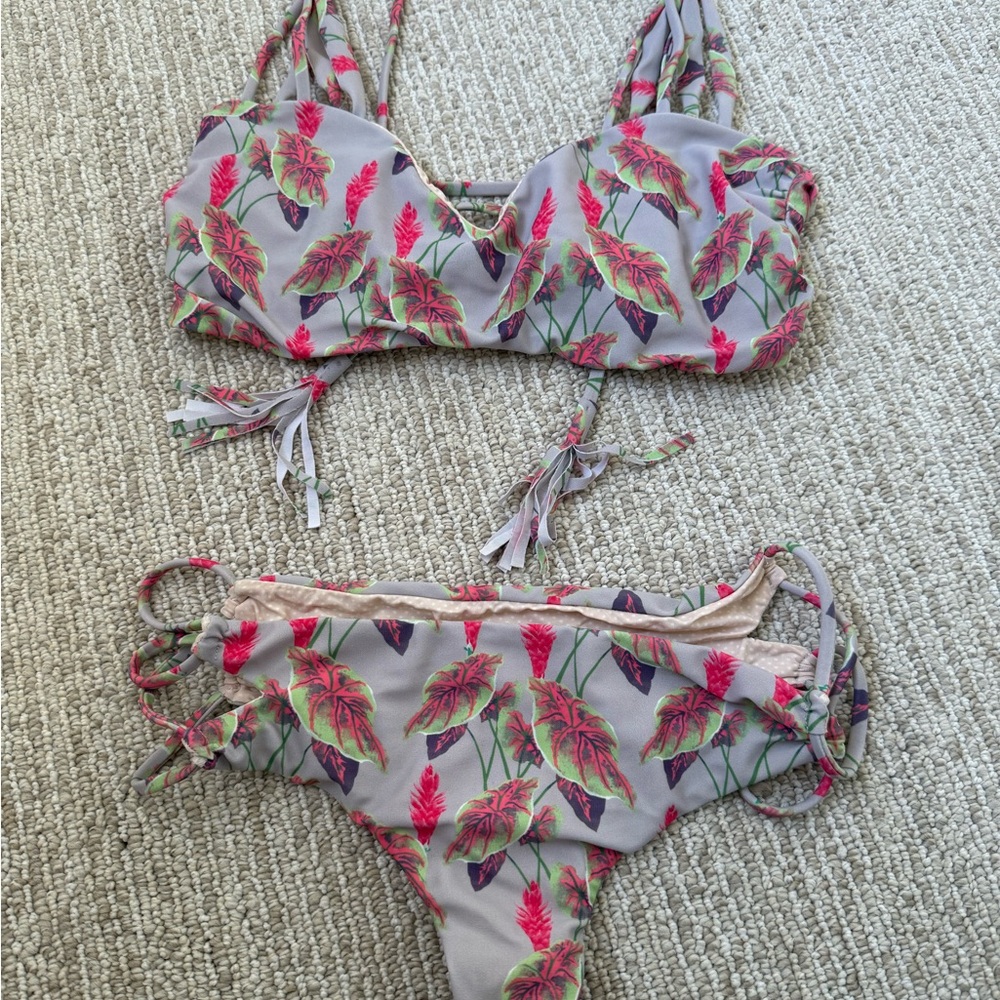 Acacia Swimwear vintage tropical print